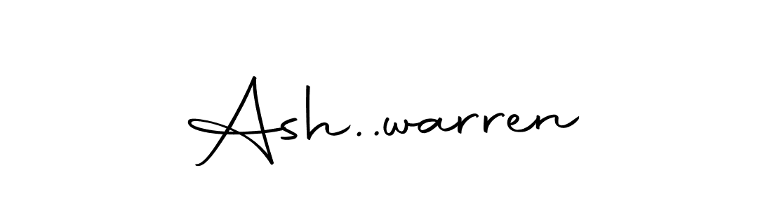 The best way (Autography-DOLnW) to make a short signature is to pick only two or three words in your name. The name Ash..warren include a total of six letters. For converting this name. Ash..warren signature style 10 images and pictures png