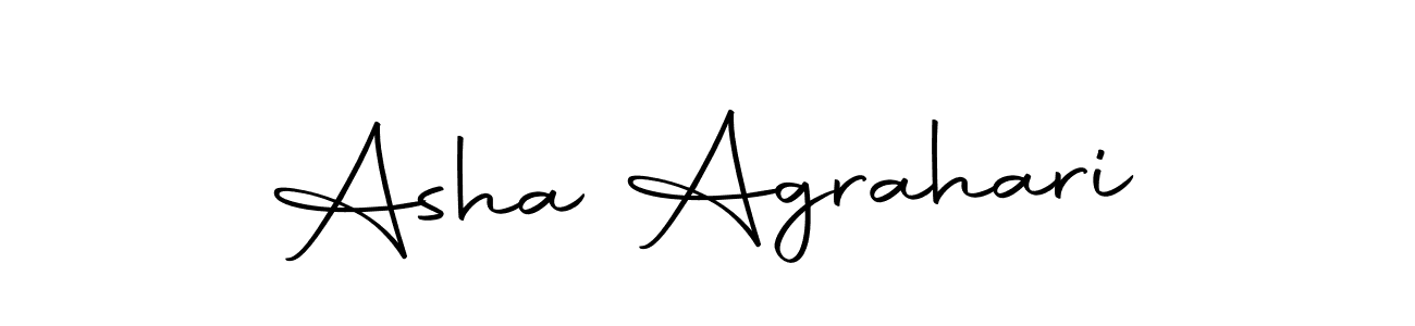 Similarly Autography-DOLnW is the best handwritten signature design. Signature creator online .You can use it as an online autograph creator for name Asha Agrahari. Asha Agrahari signature style 10 images and pictures png