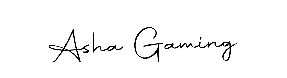 How to make Asha Gaming name signature. Use Autography-DOLnW style for creating short signs online. This is the latest handwritten sign. Asha Gaming signature style 10 images and pictures png