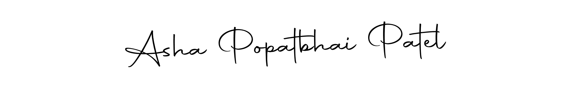 The best way (Autography-DOLnW) to make a short signature is to pick only two or three words in your name. The name Asha Popatbhai Patel include a total of six letters. For converting this name. Asha Popatbhai Patel signature style 10 images and pictures png