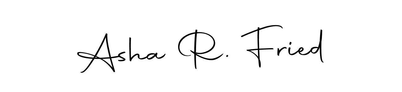 Make a short Asha R. Fried signature style. Manage your documents anywhere anytime using Autography-DOLnW. Create and add eSignatures, submit forms, share and send files easily. Asha R. Fried signature style 10 images and pictures png