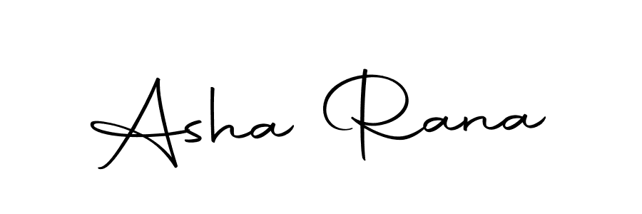 You should practise on your own different ways (Autography-DOLnW) to write your name (Asha Rana) in signature. don't let someone else do it for you. Asha Rana signature style 10 images and pictures png