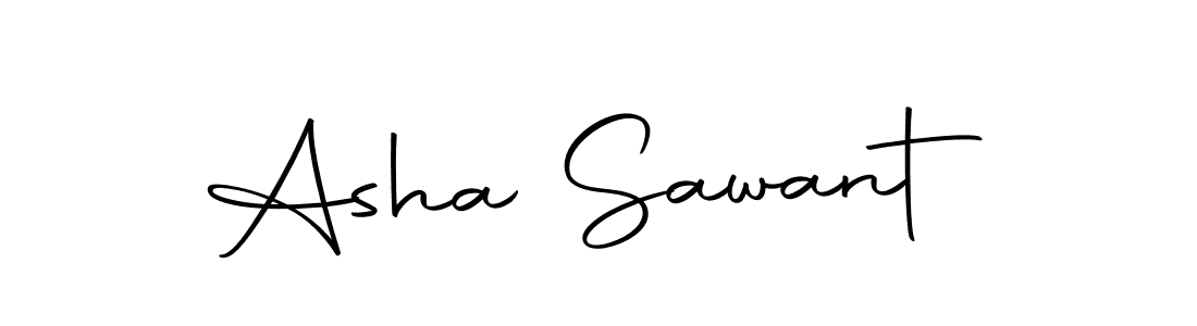 How to make Asha Sawant name signature. Use Autography-DOLnW style for creating short signs online. This is the latest handwritten sign. Asha Sawant signature style 10 images and pictures png