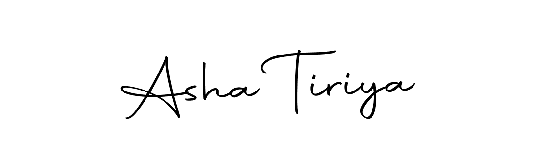 Design your own signature with our free online signature maker. With this signature software, you can create a handwritten (Autography-DOLnW) signature for name Asha Tiriya. Asha Tiriya signature style 10 images and pictures png