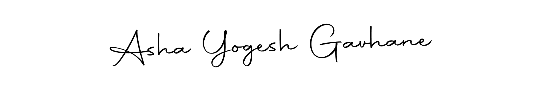 Autography-DOLnW is a professional signature style that is perfect for those who want to add a touch of class to their signature. It is also a great choice for those who want to make their signature more unique. Get Asha Yogesh Gavhane name to fancy signature for free. Asha Yogesh Gavhane signature style 10 images and pictures png