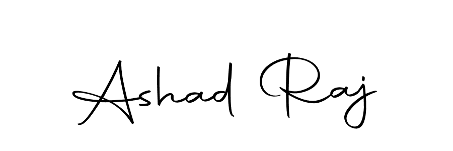 How to make Ashad Raj name signature. Use Autography-DOLnW style for creating short signs online. This is the latest handwritten sign. Ashad Raj signature style 10 images and pictures png