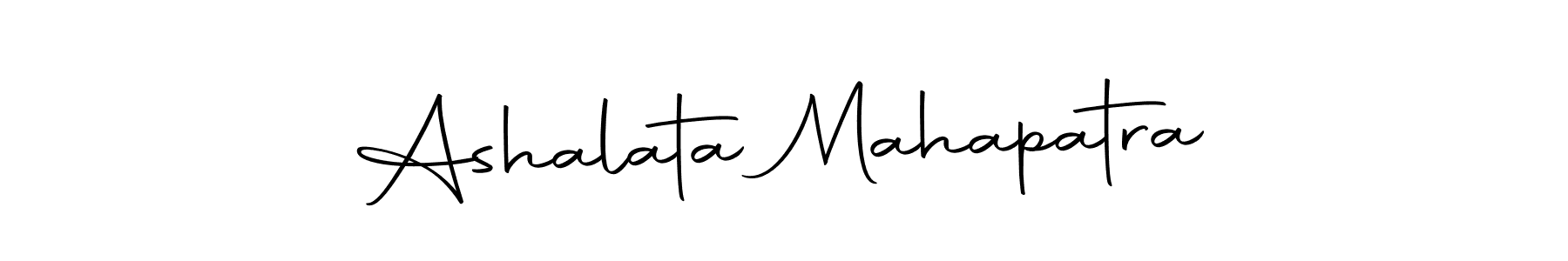 The best way (Autography-DOLnW) to make a short signature is to pick only two or three words in your name. The name Ashalata Mahapatra include a total of six letters. For converting this name. Ashalata Mahapatra signature style 10 images and pictures png