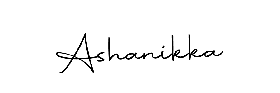Design your own signature with our free online signature maker. With this signature software, you can create a handwritten (Autography-DOLnW) signature for name Ashanikka. Ashanikka signature style 10 images and pictures png