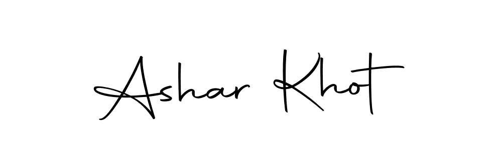 Similarly Autography-DOLnW is the best handwritten signature design. Signature creator online .You can use it as an online autograph creator for name Ashar Khot. Ashar Khot signature style 10 images and pictures png