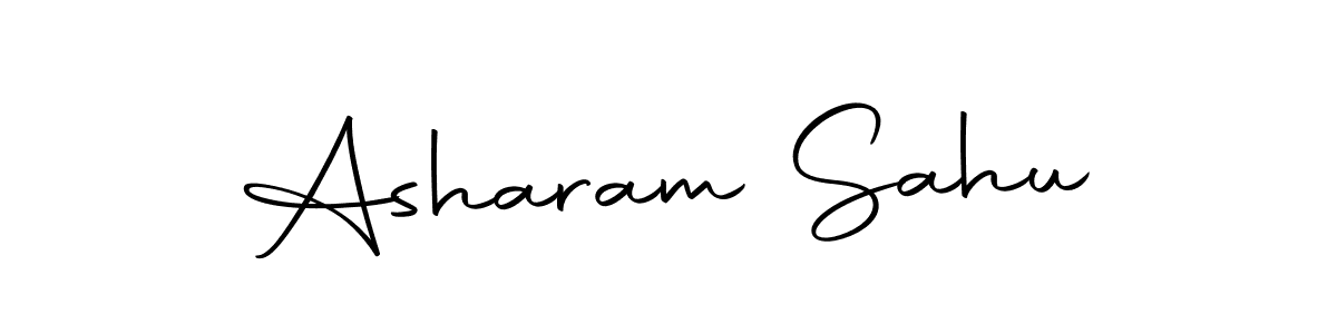 The best way (Autography-DOLnW) to make a short signature is to pick only two or three words in your name. The name Asharam Sahu include a total of six letters. For converting this name. Asharam Sahu signature style 10 images and pictures png
