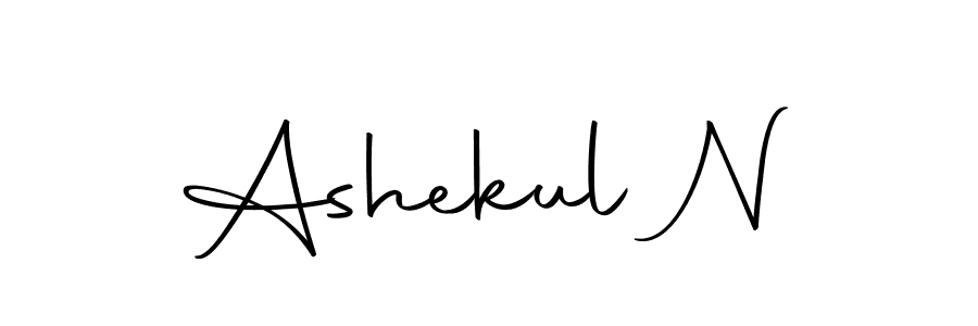 Make a beautiful signature design for name Ashekul N. With this signature (Autography-DOLnW) style, you can create a handwritten signature for free. Ashekul N signature style 10 images and pictures png