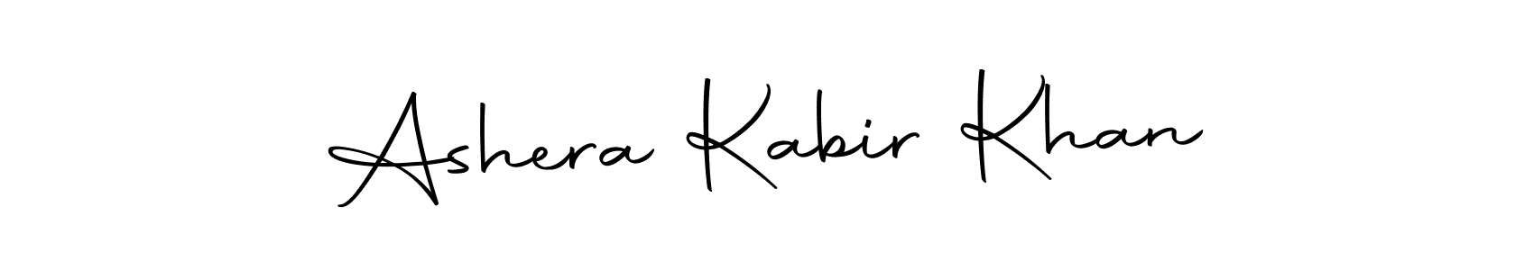 Make a beautiful signature design for name Ashera Kabir Khan. With this signature (Autography-DOLnW) style, you can create a handwritten signature for free. Ashera Kabir Khan signature style 10 images and pictures png