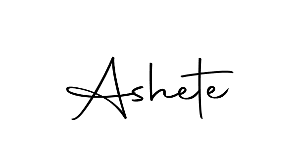 Use a signature maker to create a handwritten signature online. With this signature software, you can design (Autography-DOLnW) your own signature for name Ashete. Ashete signature style 10 images and pictures png