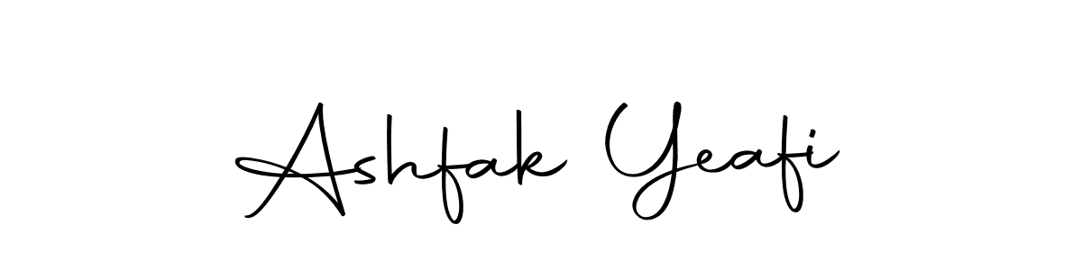 The best way (Autography-DOLnW) to make a short signature is to pick only two or three words in your name. The name Ashfak Yeafi include a total of six letters. For converting this name. Ashfak Yeafi signature style 10 images and pictures png