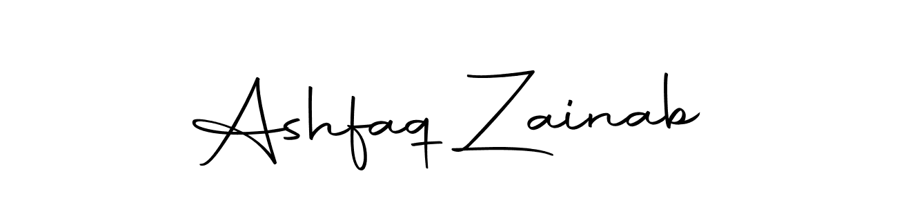 Ashfaq Zainab stylish signature style. Best Handwritten Sign (Autography-DOLnW) for my name. Handwritten Signature Collection Ideas for my name Ashfaq Zainab. Ashfaq Zainab signature style 10 images and pictures png