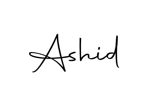 Design your own signature with our free online signature maker. With this signature software, you can create a handwritten (Autography-DOLnW) signature for name Ashid. Ashid signature style 10 images and pictures png