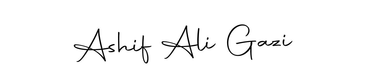 The best way (Autography-DOLnW) to make a short signature is to pick only two or three words in your name. The name Ashif Ali Gazi include a total of six letters. For converting this name. Ashif Ali Gazi signature style 10 images and pictures png