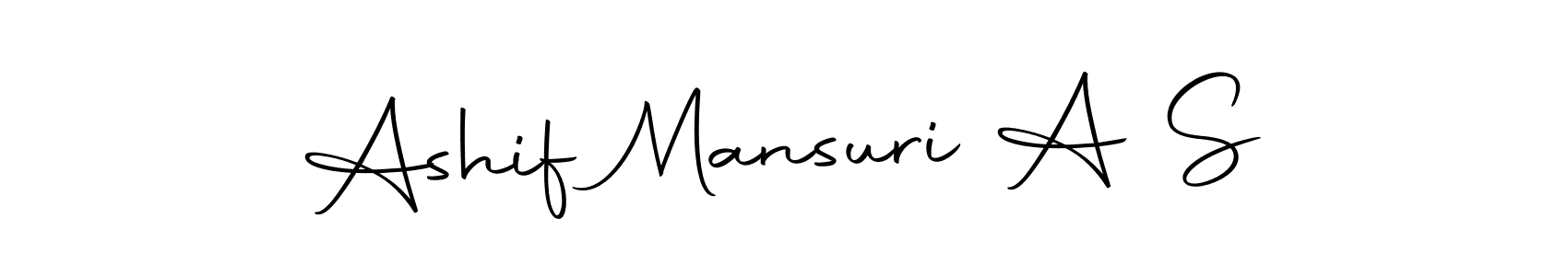 Ashif Mansuri A S stylish signature style. Best Handwritten Sign (Autography-DOLnW) for my name. Handwritten Signature Collection Ideas for my name Ashif Mansuri A S. Ashif Mansuri A S signature style 10 images and pictures png