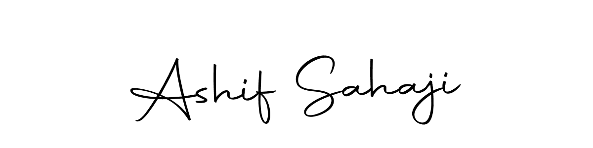 How to make Ashif Sahaji name signature. Use Autography-DOLnW style for creating short signs online. This is the latest handwritten sign. Ashif Sahaji signature style 10 images and pictures png