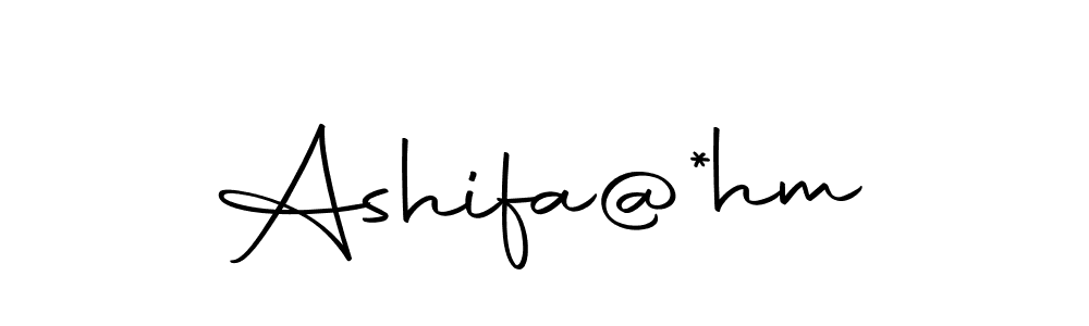 You should practise on your own different ways (Autography-DOLnW) to write your name (Ashifa@*hm) in signature. don't let someone else do it for you. Ashifa@*hm signature style 10 images and pictures png