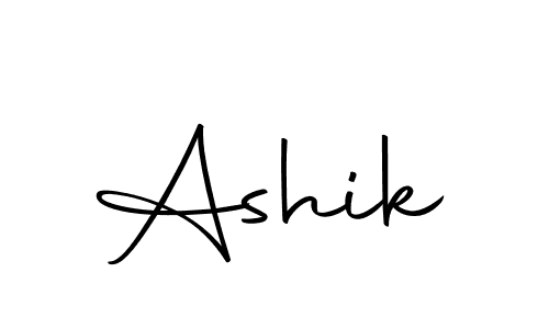 Use a signature maker to create a handwritten signature online. With this signature software, you can design (Autography-DOLnW) your own signature for name Ashik. Ashik signature style 10 images and pictures png