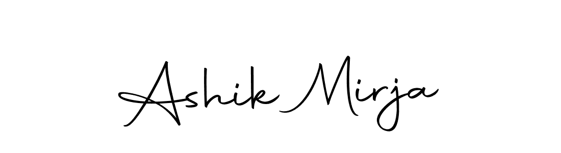 Also we have Ashik Mirja name is the best signature style. Create professional handwritten signature collection using Autography-DOLnW autograph style. Ashik Mirja signature style 10 images and pictures png