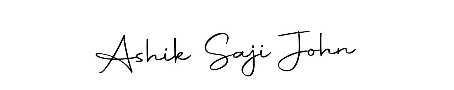 Here are the top 10 professional signature styles for the name Ashik Saji John. These are the best autograph styles you can use for your name. Ashik Saji John signature style 10 images and pictures png