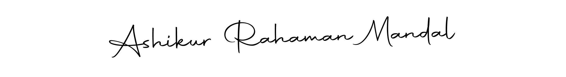 Create a beautiful signature design for name Ashikur Rahaman Mandal. With this signature (Autography-DOLnW) fonts, you can make a handwritten signature for free. Ashikur Rahaman Mandal signature style 10 images and pictures png