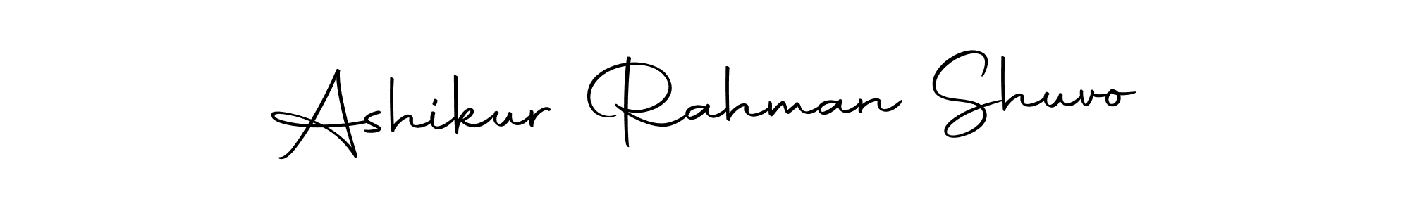 Make a beautiful signature design for name Ashikur Rahman Shuvo. Use this online signature maker to create a handwritten signature for free. Ashikur Rahman Shuvo signature style 10 images and pictures png