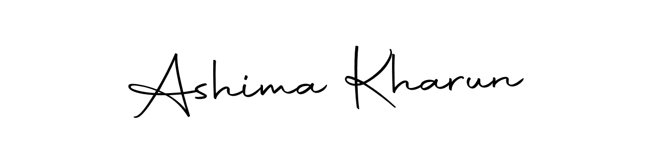 if you are searching for the best signature style for your name Ashima Kharun. so please give up your signature search. here we have designed multiple signature styles  using Autography-DOLnW. Ashima Kharun signature style 10 images and pictures png