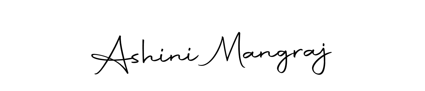 The best way (Autography-DOLnW) to make a short signature is to pick only two or three words in your name. The name Ashini Mangraj include a total of six letters. For converting this name. Ashini Mangraj signature style 10 images and pictures png