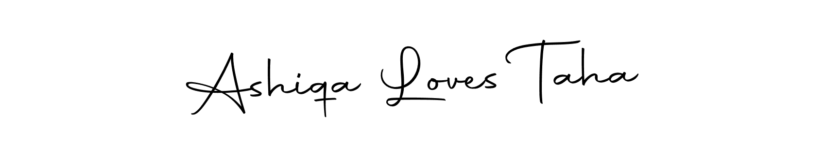 Design your own signature with our free online signature maker. With this signature software, you can create a handwritten (Autography-DOLnW) signature for name Ashiqa Loves Taha. Ashiqa Loves Taha signature style 10 images and pictures png