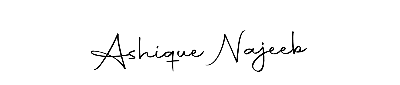 You can use this online signature creator to create a handwritten signature for the name Ashique Najeeb. This is the best online autograph maker. Ashique Najeeb signature style 10 images and pictures png