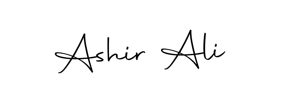 Design your own signature with our free online signature maker. With this signature software, you can create a handwritten (Autography-DOLnW) signature for name Ashir Ali. Ashir Ali signature style 10 images and pictures png