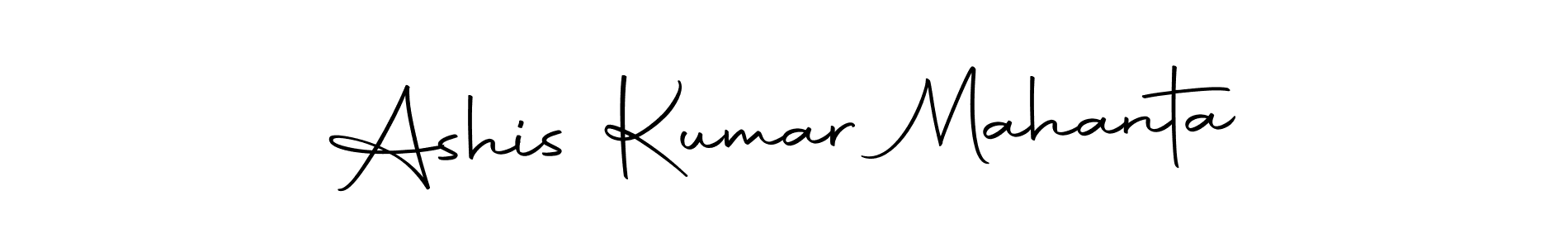 Create a beautiful signature design for name Ashis Kumar Mahanta. With this signature (Autography-DOLnW) fonts, you can make a handwritten signature for free. Ashis Kumar Mahanta signature style 10 images and pictures png