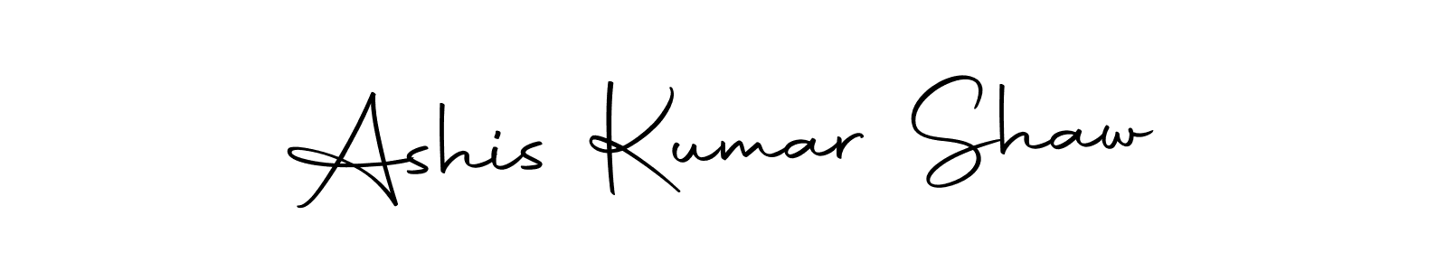 Design your own signature with our free online signature maker. With this signature software, you can create a handwritten (Autography-DOLnW) signature for name Ashis Kumar Shaw. Ashis Kumar Shaw signature style 10 images and pictures png