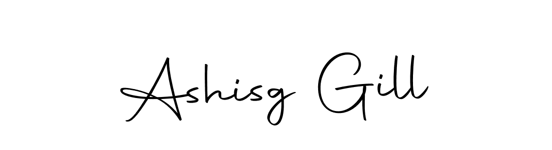 You can use this online signature creator to create a handwritten signature for the name Ashisg Gill. This is the best online autograph maker. Ashisg Gill signature style 10 images and pictures png