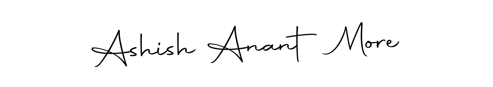 This is the best signature style for the Ashish Anant More name. Also you like these signature font (Autography-DOLnW). Mix name signature. Ashish Anant More signature style 10 images and pictures png