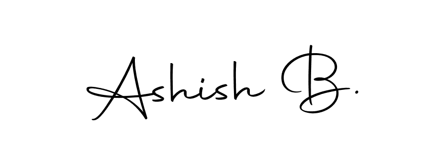 Also we have Ashish B. name is the best signature style. Create professional handwritten signature collection using Autography-DOLnW autograph style. Ashish B. signature style 10 images and pictures png