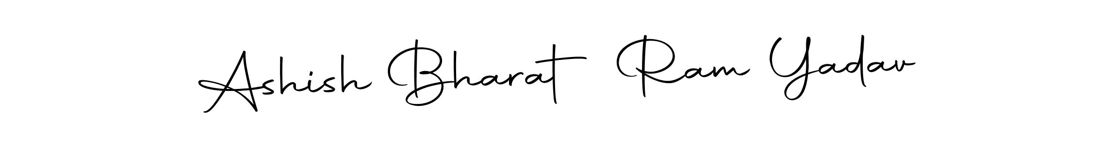 The best way (Autography-DOLnW) to make a short signature is to pick only two or three words in your name. The name Ashish Bharat Ram Yadav include a total of six letters. For converting this name. Ashish Bharat Ram Yadav signature style 10 images and pictures png
