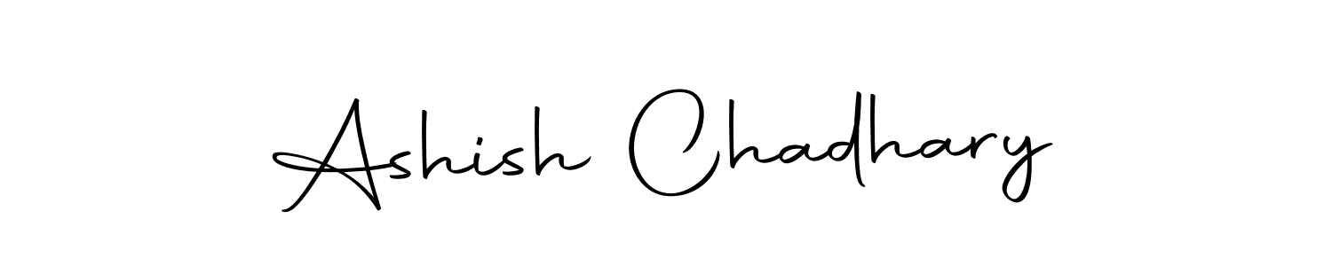 Use a signature maker to create a handwritten signature online. With this signature software, you can design (Autography-DOLnW) your own signature for name Ashish Chadhary. Ashish Chadhary signature style 10 images and pictures png