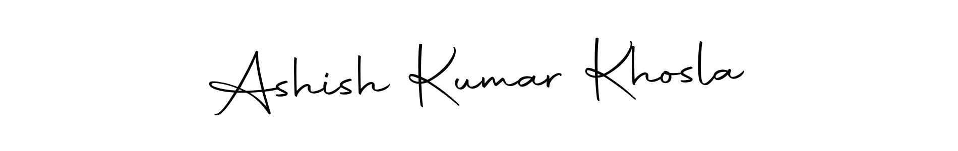 Also we have Ashish Kumar Khosla name is the best signature style. Create professional handwritten signature collection using Autography-DOLnW autograph style. Ashish Kumar Khosla signature style 10 images and pictures png