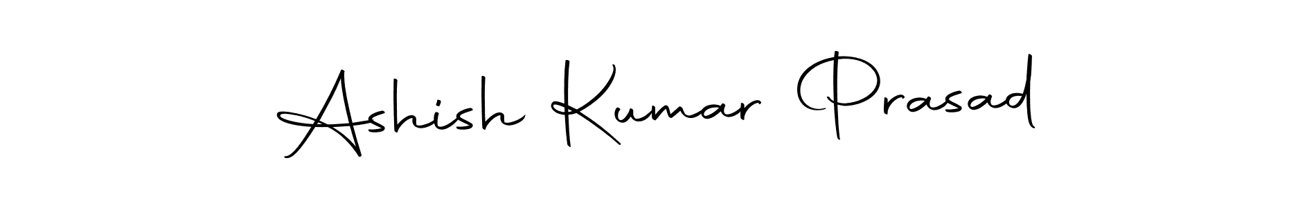 How to make Ashish Kumar Prasad name signature. Use Autography-DOLnW style for creating short signs online. This is the latest handwritten sign. Ashish Kumar Prasad signature style 10 images and pictures png