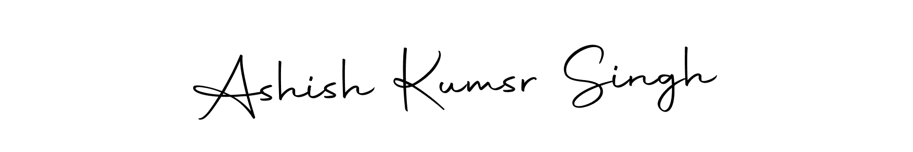 Make a beautiful signature design for name Ashish Kumsr Singh. Use this online signature maker to create a handwritten signature for free. Ashish Kumsr Singh signature style 10 images and pictures png