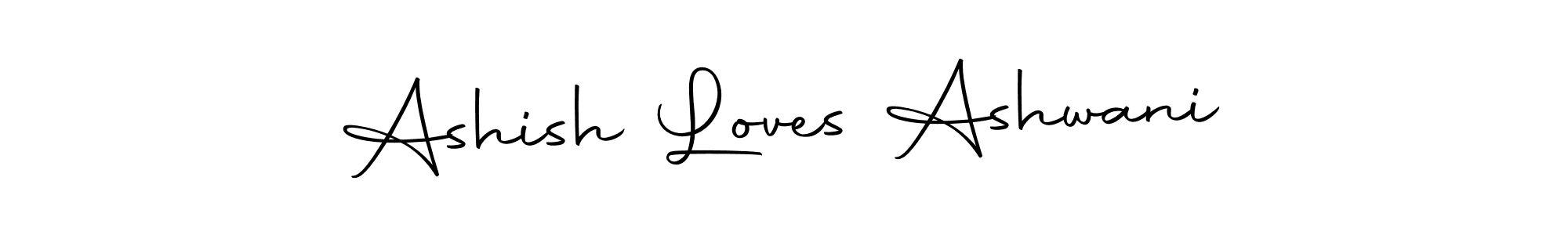 Design your own signature with our free online signature maker. With this signature software, you can create a handwritten (Autography-DOLnW) signature for name Ashish Loves Ashwani. Ashish Loves Ashwani signature style 10 images and pictures png
