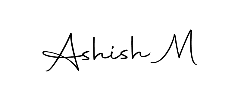 You should practise on your own different ways (Autography-DOLnW) to write your name (Ashish M) in signature. don't let someone else do it for you. Ashish M signature style 10 images and pictures png