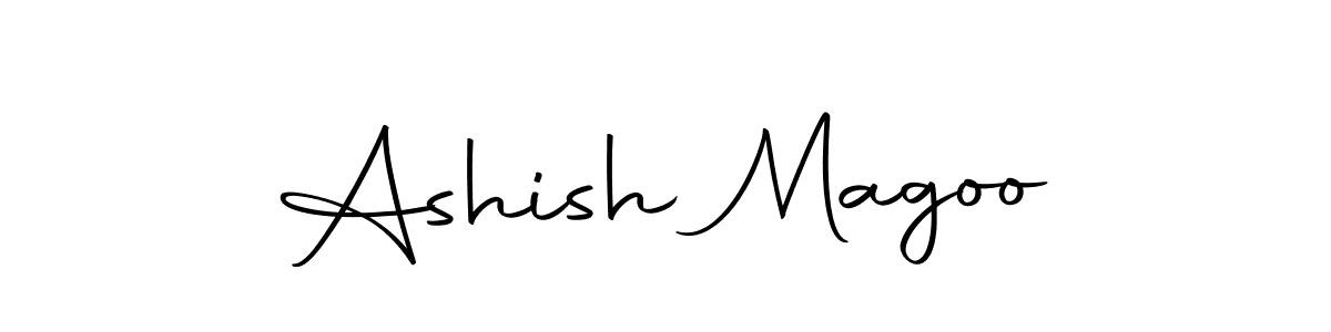 Create a beautiful signature design for name Ashish Magoo. With this signature (Autography-DOLnW) fonts, you can make a handwritten signature for free. Ashish Magoo signature style 10 images and pictures png