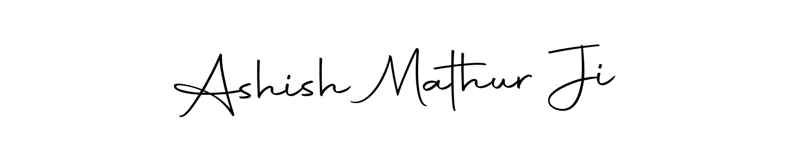 Make a beautiful signature design for name Ashish Mathur Ji. Use this online signature maker to create a handwritten signature for free. Ashish Mathur Ji signature style 10 images and pictures png