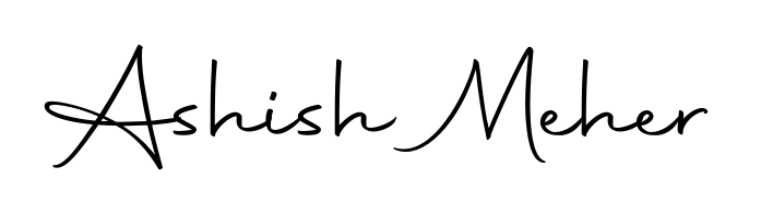 A timeless handwritten aesthetic for Ashish Meher. The Autography-DOLnW font gives your signature a handcrafted feel with natural curves. Ashish Meher signature style 10 images and pictures png