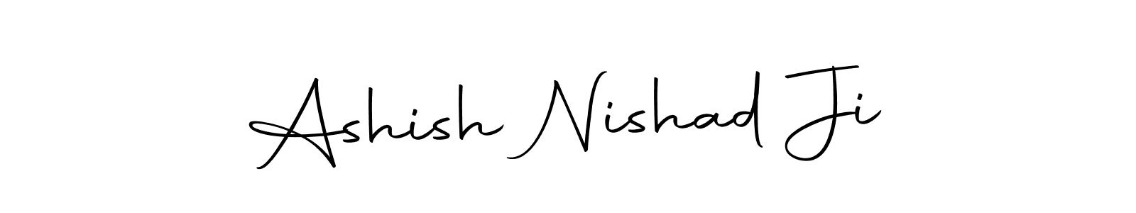 Also we have Ashish Nishad Ji name is the best signature style. Create professional handwritten signature collection using Autography-DOLnW autograph style. Ashish Nishad Ji signature style 10 images and pictures png